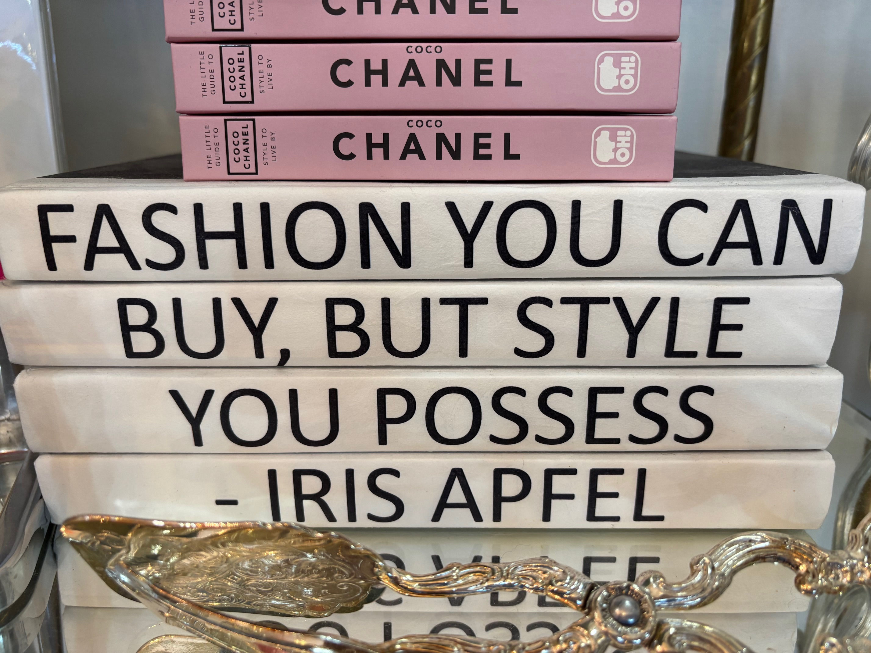Iris Apfel Book Quote Stack
