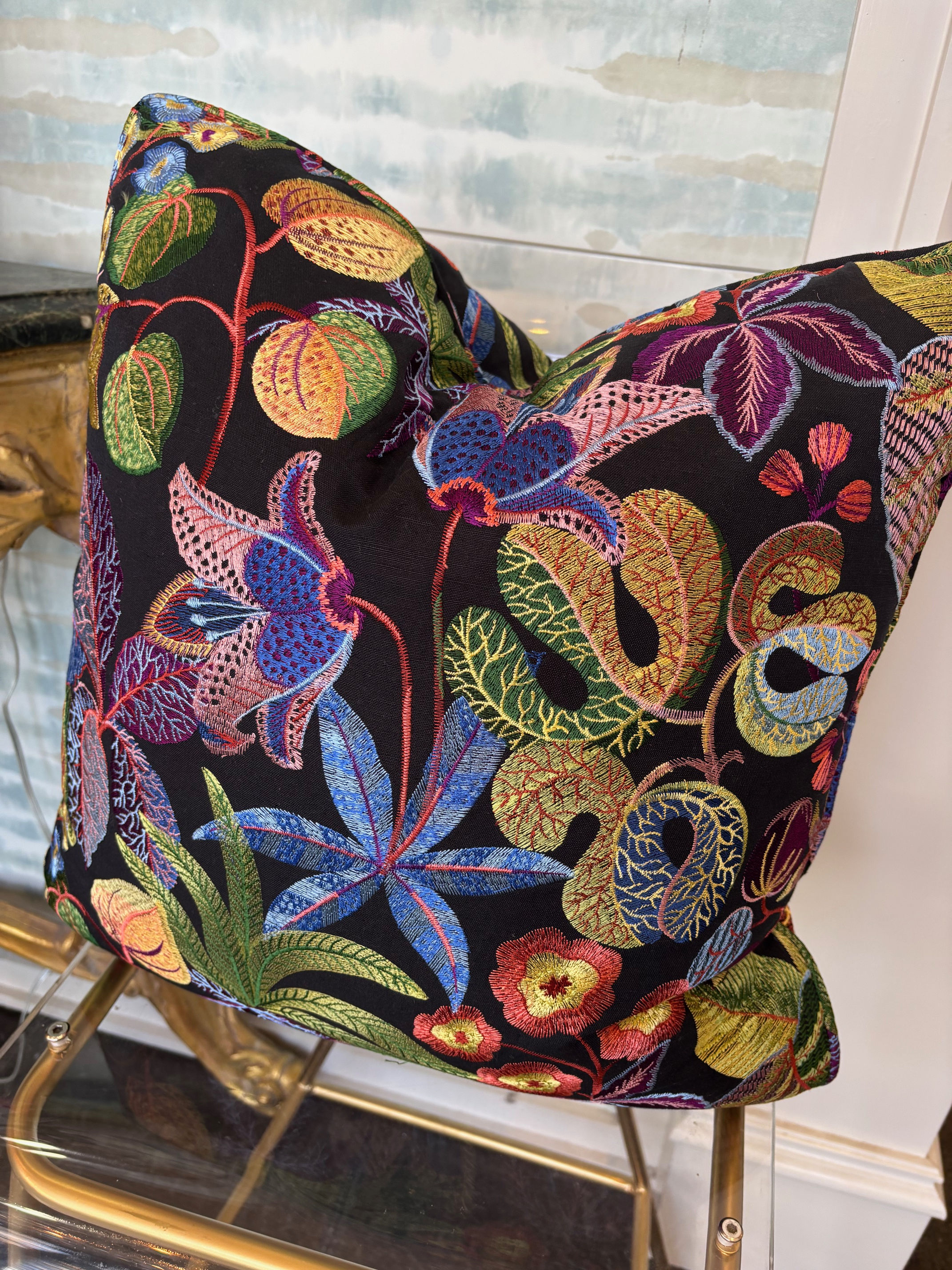 Scalamandre Embroirdered Pillow