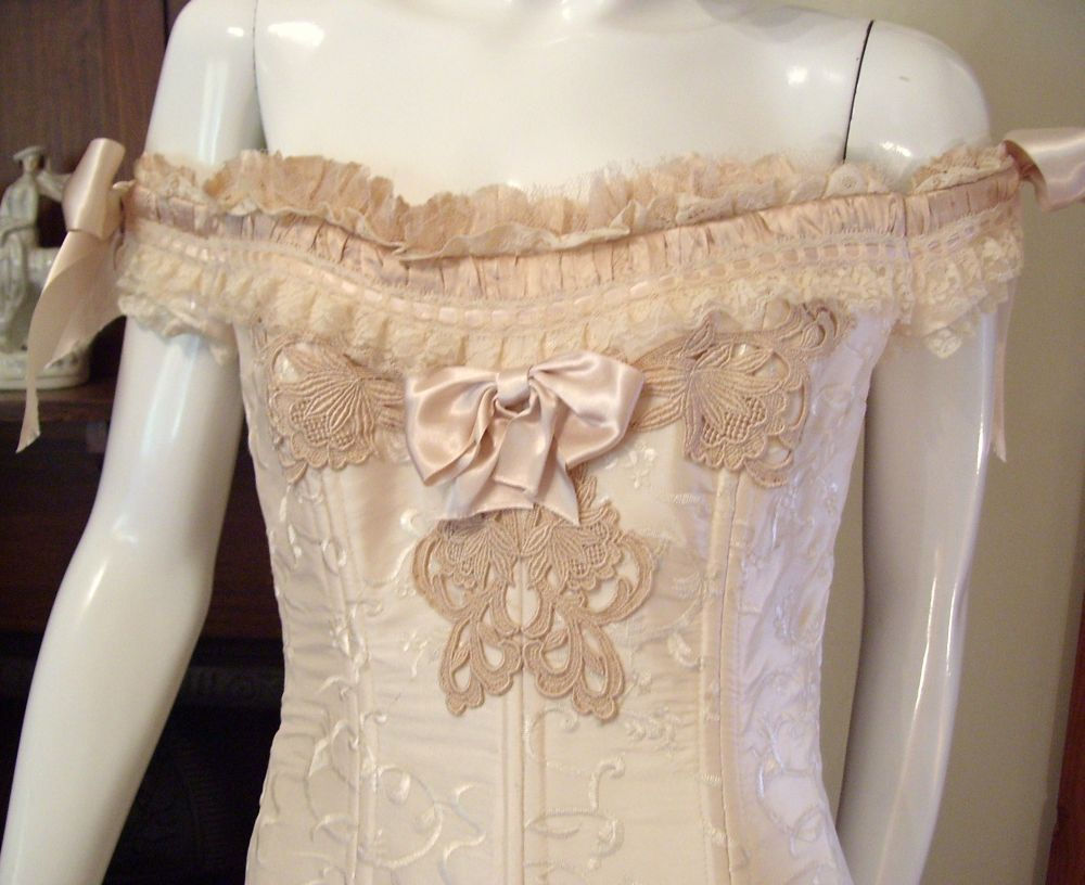 Ivory & Beige Bridal Gown