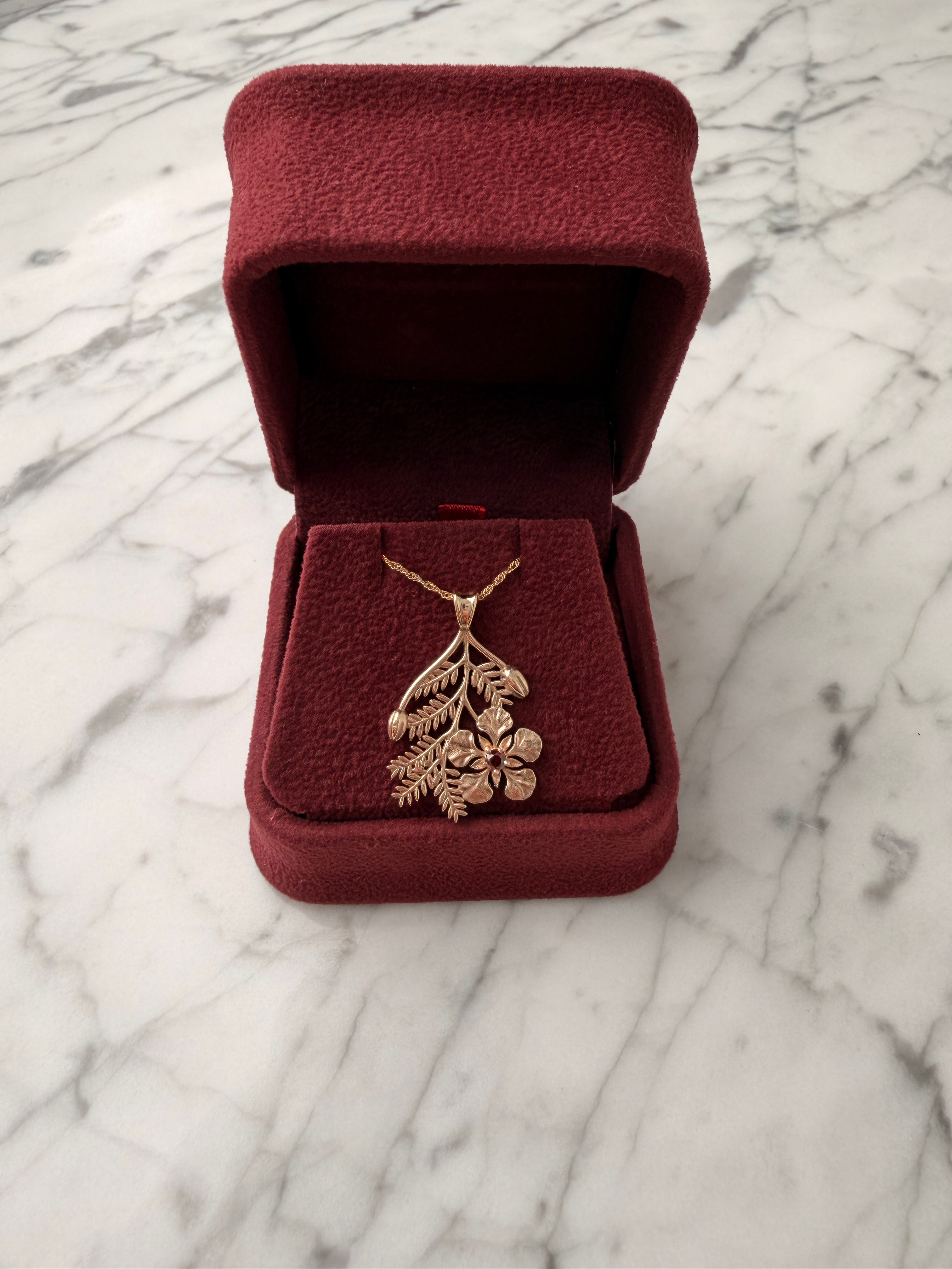 Blooming Flame Necklace