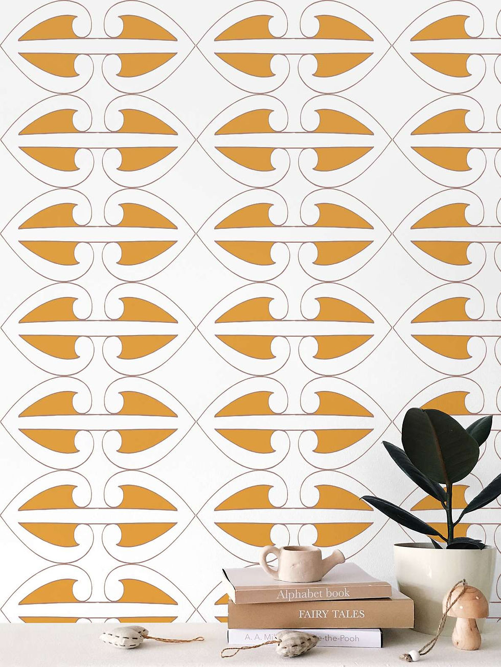 Thumbnail: Weavings of the Mangōpare Wallpaper – Multiple Colours