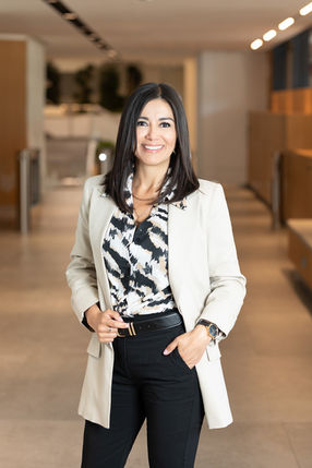 Corporate portrait in Madrid, financial department professional environmental headshot