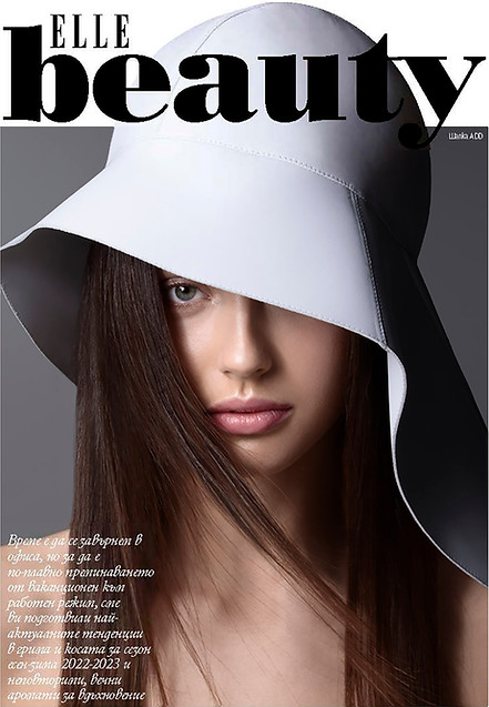 ELLE BEAUTY COVER LAZARINA PHOTOGRAPHER