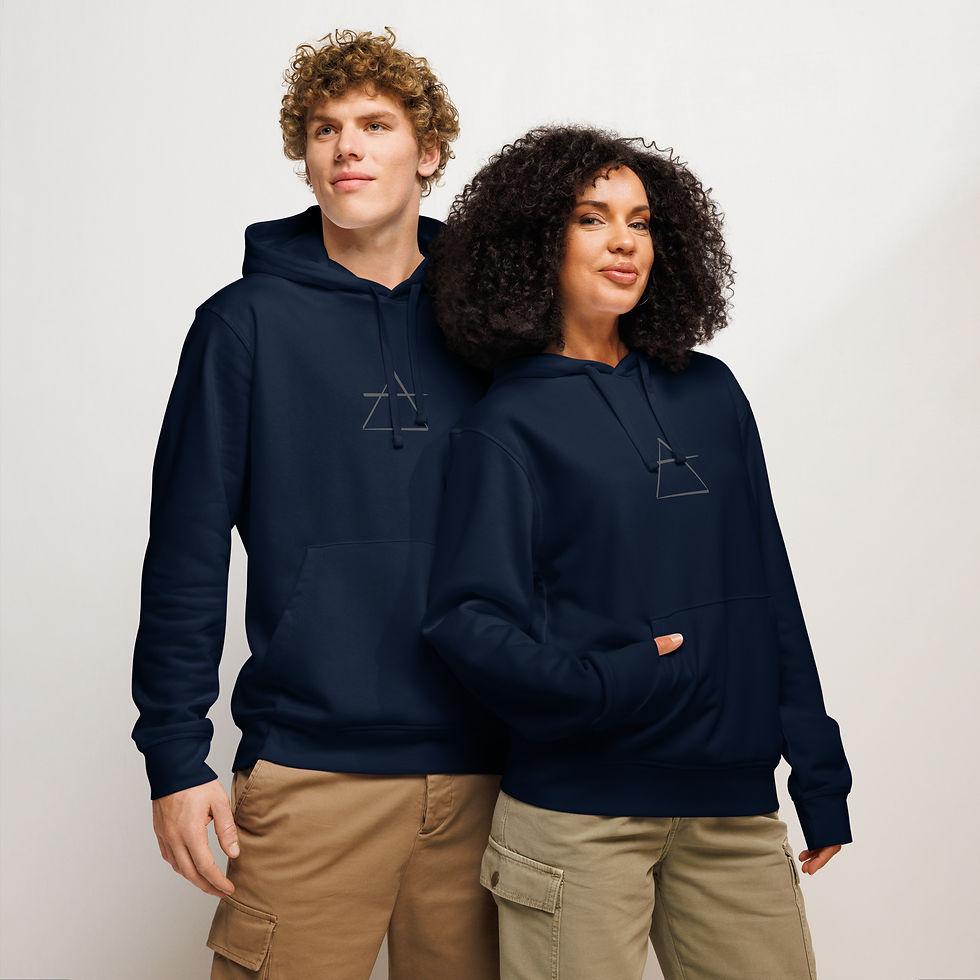 Thumbnail: Air Element Sigil Unisex organic mid-weight hoodie