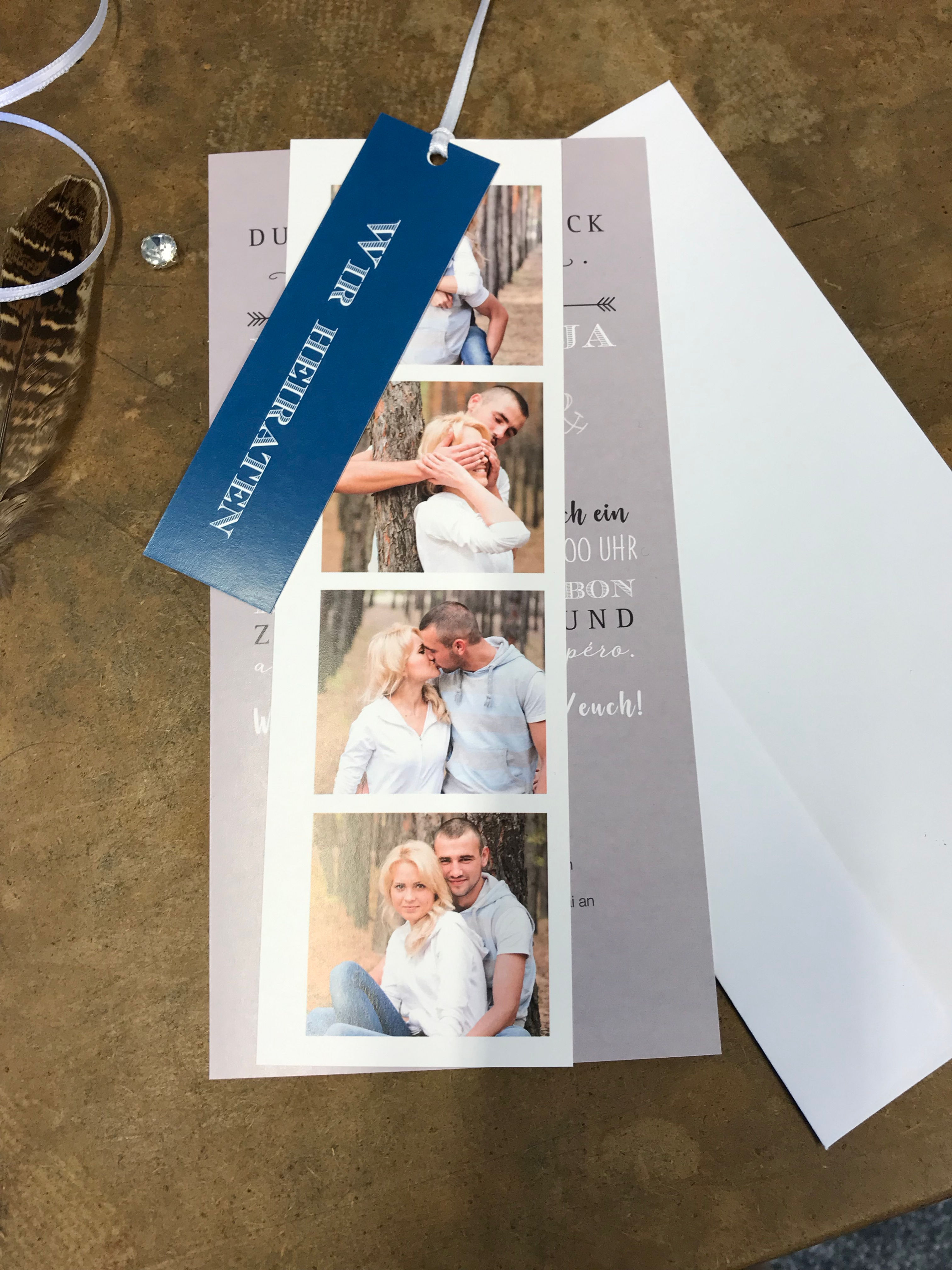 Hochzeitskarte Nadine-Lars