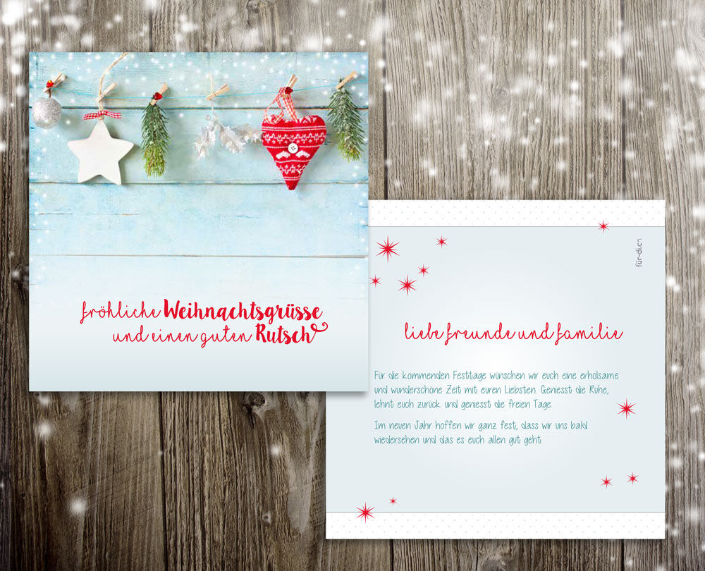 Weihnachtskarte "Michel"