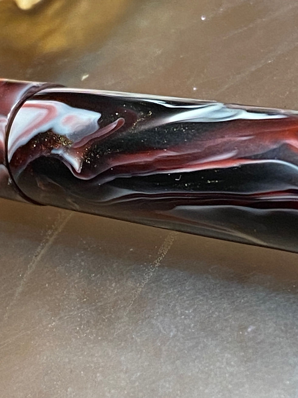 Thumbnail: Black Cherry Koi fountain pen
