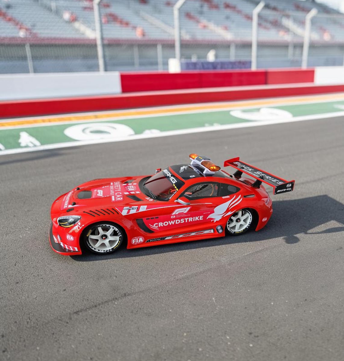 1/10 F1 Safety Car Red