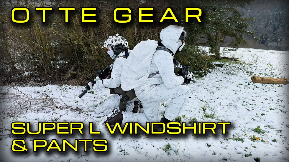 Otte Gear Super L Windshirt & Pants V2 - Nicht nur Windschutz sondern auch Nässeschutz & Tarnung!