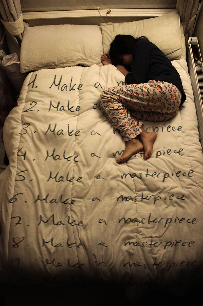 Make a masterpiece list. Performance Art Photography
