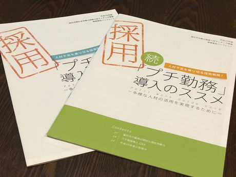【ご報告】釜石市『続「プチ勤務」導入のススメ~多様な人材の活用を実現するために~』完成!