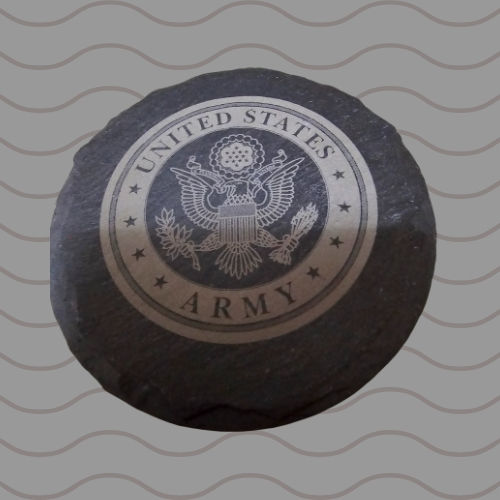 Thumbnail: Armed Forces Engraved Coasters