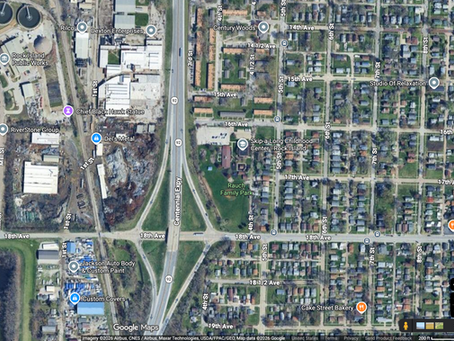a map showing the proposed location for emergency shelter