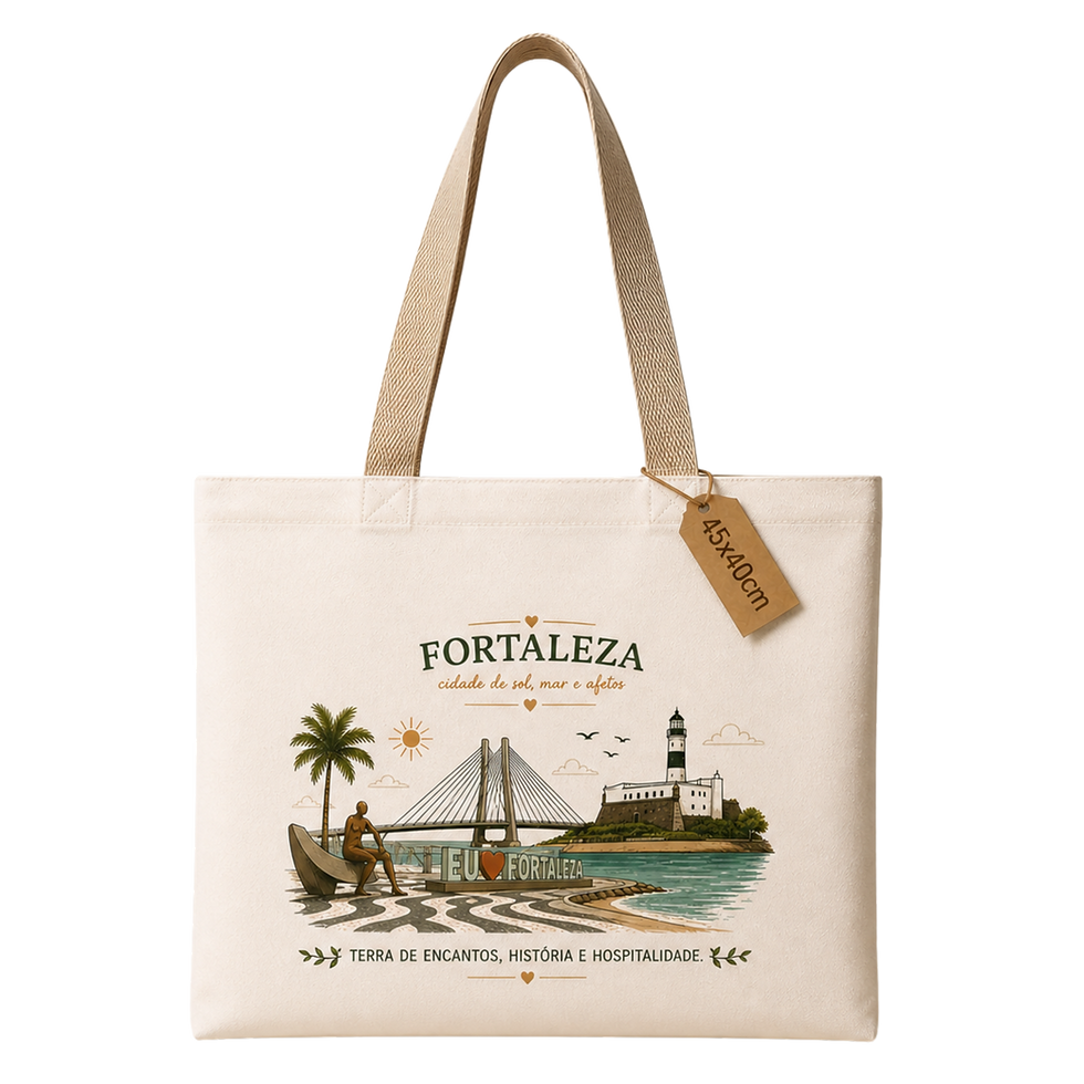 Miniatura: Ecobag em Algodão impressão color