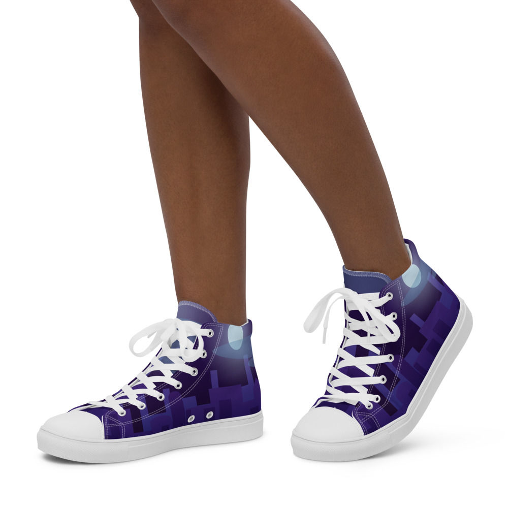 Patrons Night Women’s high top canvas shoes