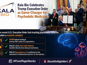 $KALA Kala Bio Celebrates Trump Executive Order as Game-Changer for Psychedelic Medicine