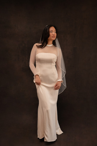 rustic white lace dress Elegant Vintage Ivory Backless Long Sleeve Rustic Lace Wedding Dresses,  MW264