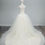 Thumbnail: Extremely long tulle train of Vera Wang Bride Wars wedding dress