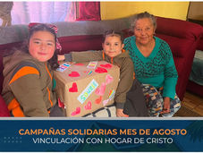 Agosto, Mes de la Solidaridad: nuestros estudiantes abrigan la esperanza