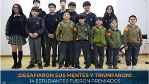 ¡DESAFIARON SUS MENTES Y TRIUNFARON!:14 ESTUDIANTES FUERON PREMIADOS