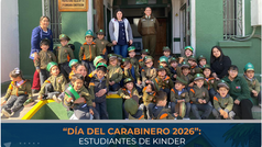 Pequeños corazones, grandes valores: párvulos comparten con Carabineros en su aniversario
