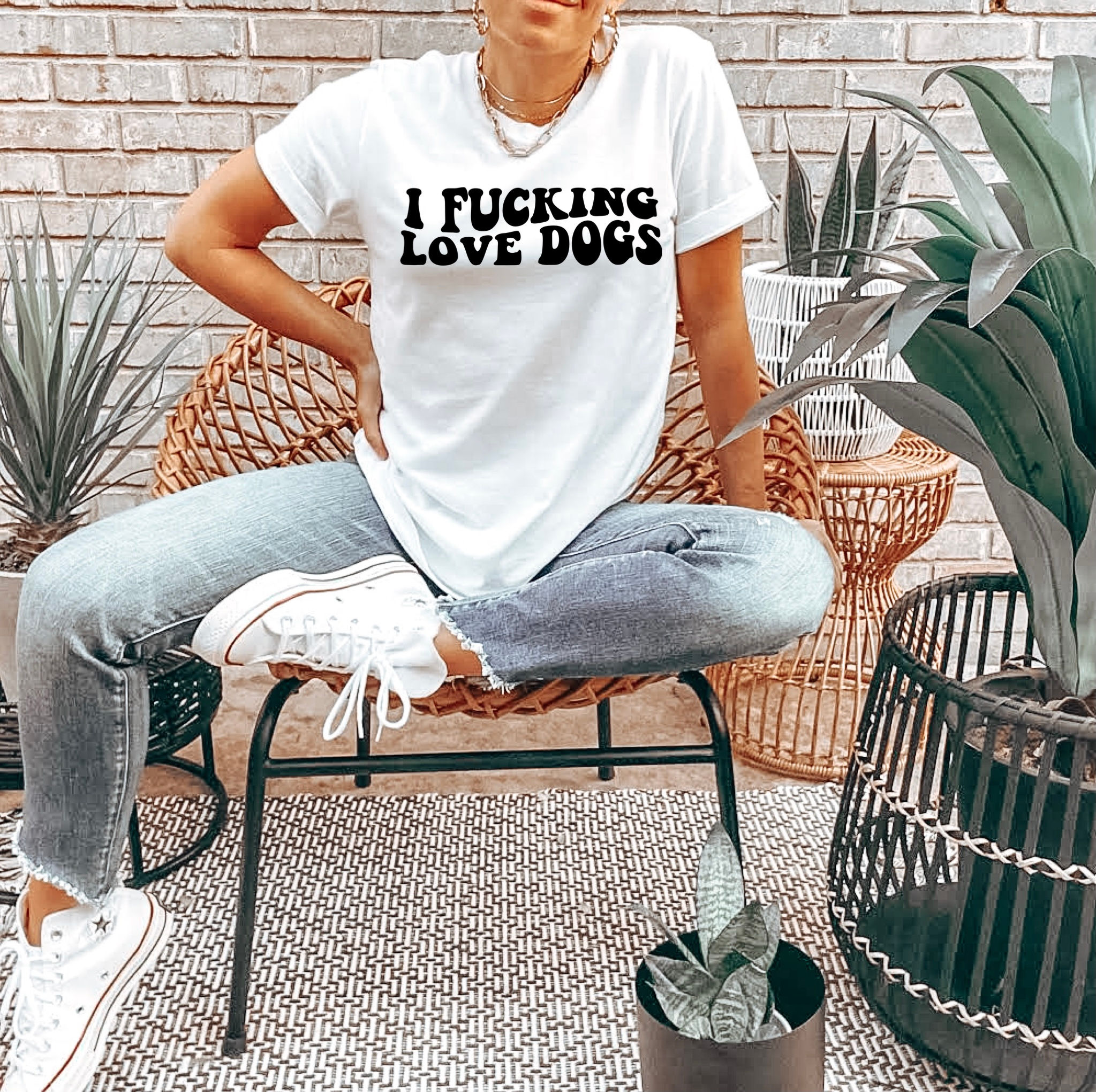 I F Love Dogs T-Shirt 