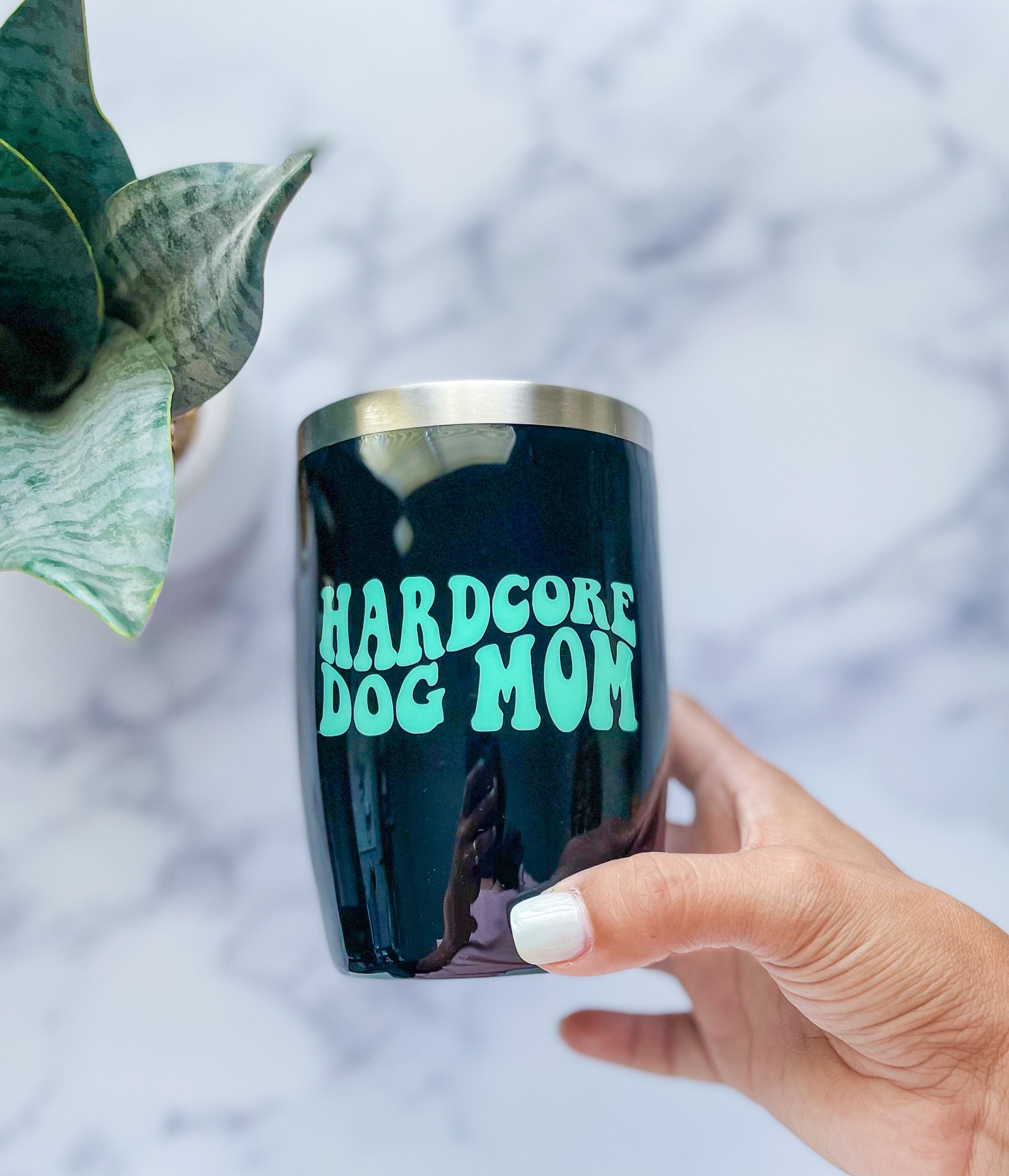 Hardcore Dog Mom Tumbler 