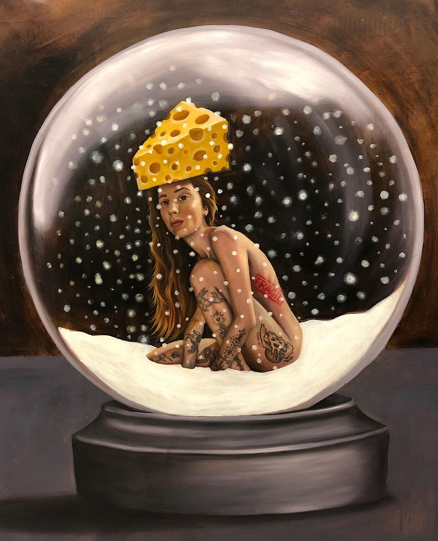 Cheesy self portrait