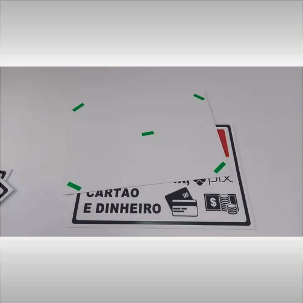 Miniatura: Placa de Sinalização Não Vendemos Fiado Sinalética PL036