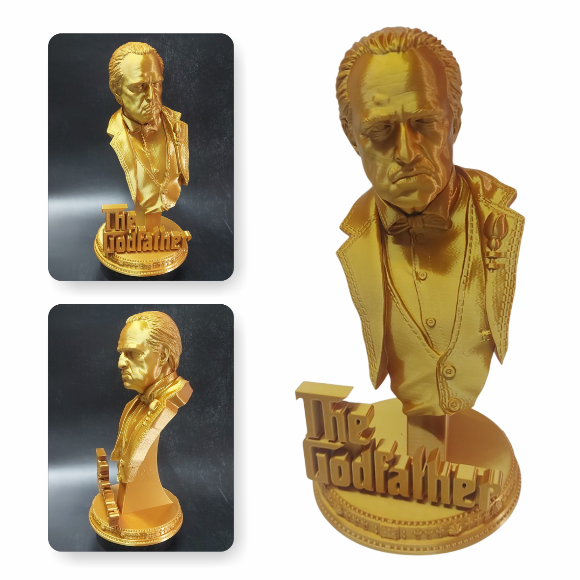 Busto Dom Corleone Escultura Poderoso Chefão