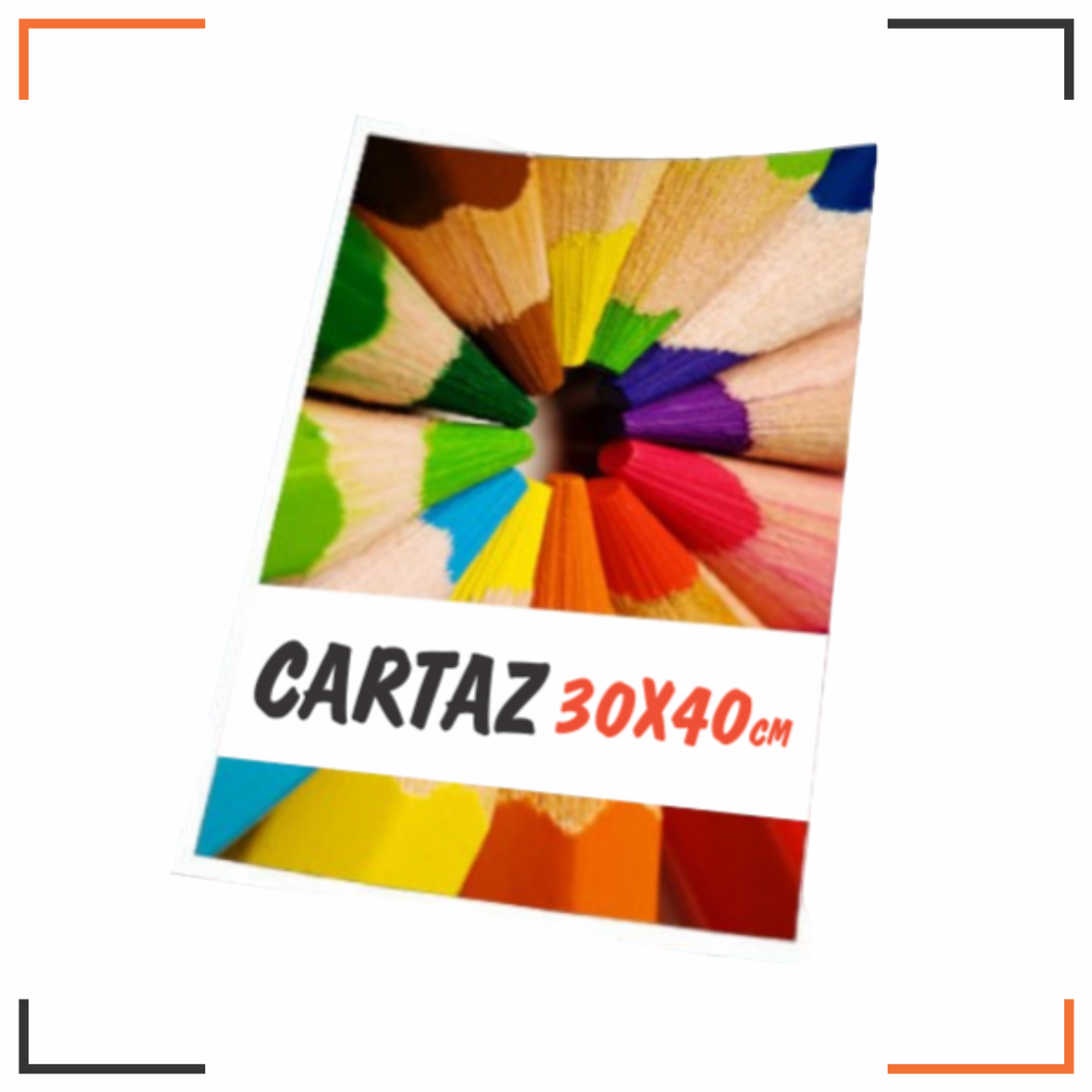 Cartazes em Couchê 150gr UV Total 30x40cm - 4x0 Cores 5000 Unidades