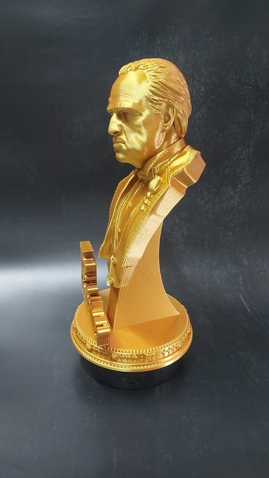 Miniatura: Busto Dom Corleone Escultura Poderoso Chefão