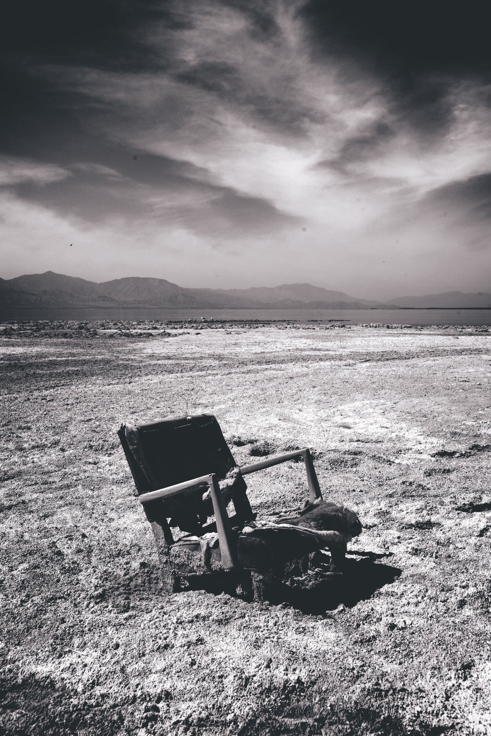 The Salton Sea. Southern California.