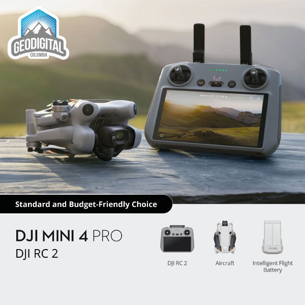 Drone DJI Mini 4 RC2 contenido
