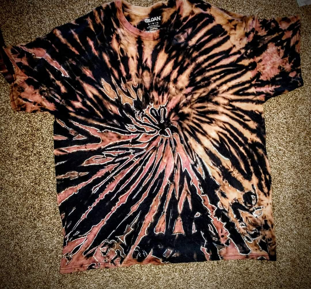 Reversed ty-die bleached 