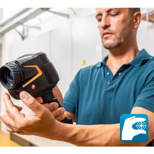 Miniature : Testo 883-2 (0570 8836) - Caméra thermique avec objectif 42° et accessoires