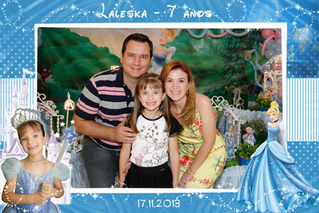 Laleska 7 anos - Fotos Lembranças Cinderela