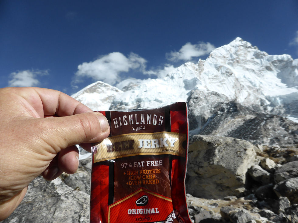 Highlands Jerky on Mt. Everest
