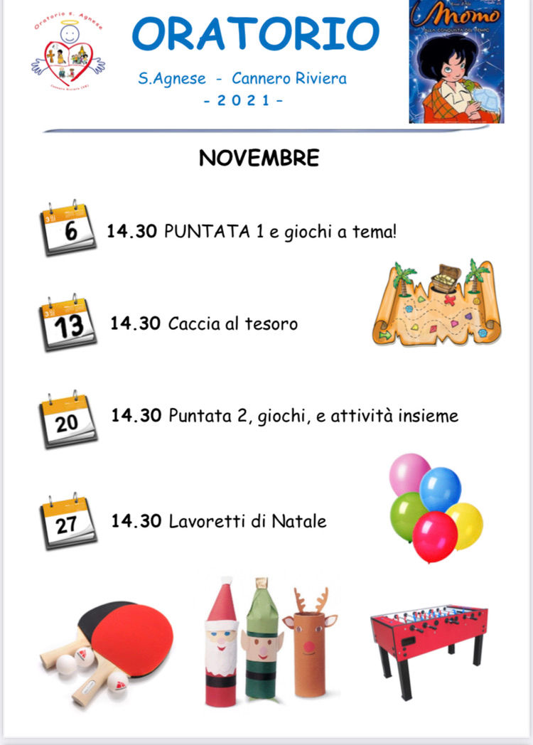 Inizio Oratorio