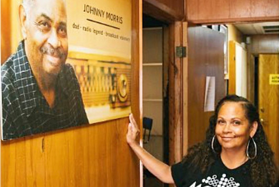 The Poetess with a picture of her late father