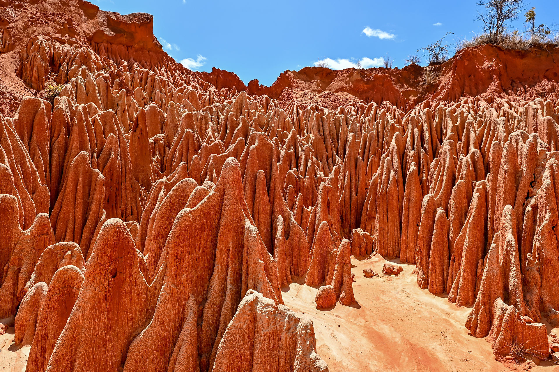 Red Tsingy in Madagascar