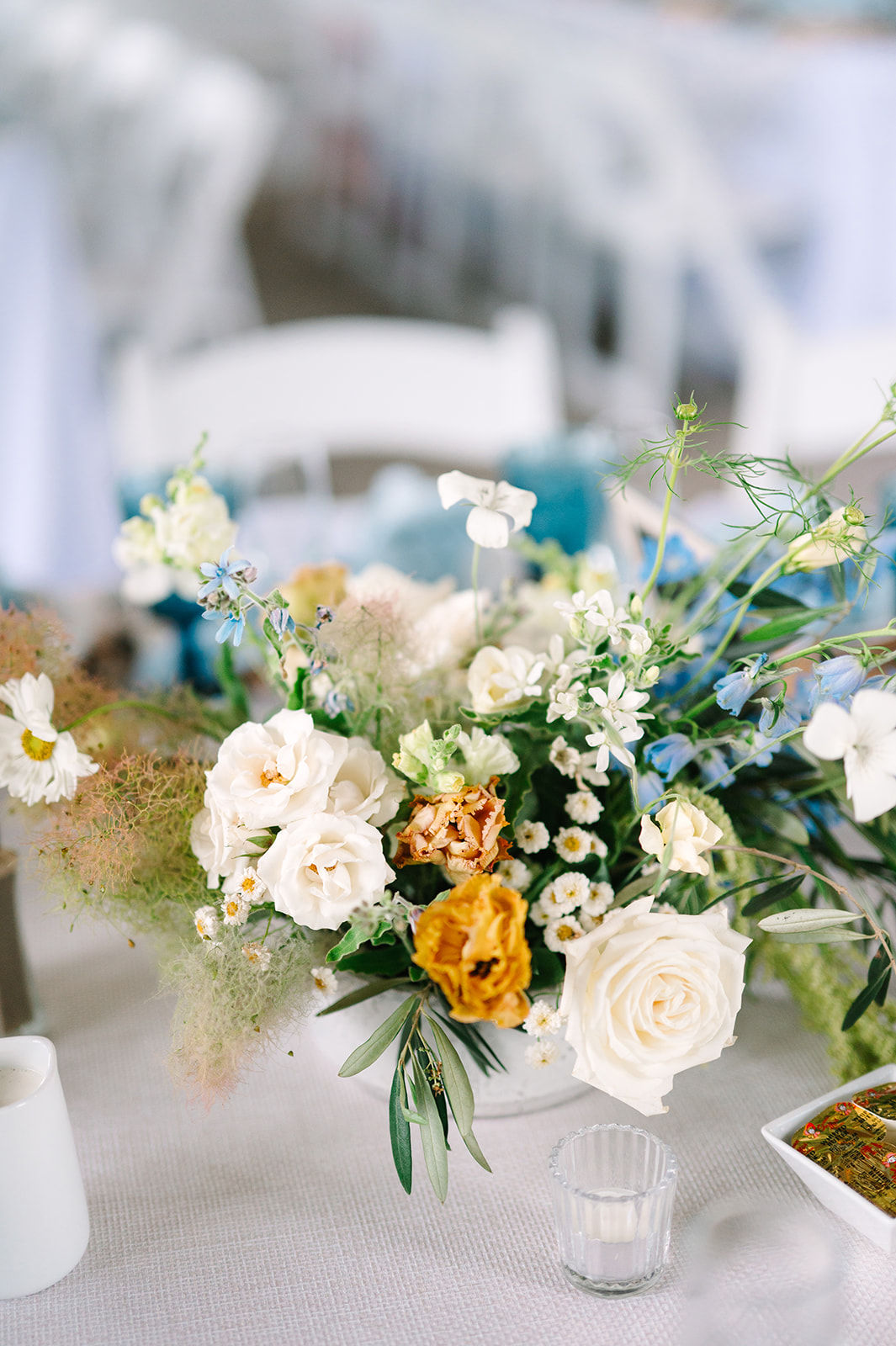 Summer floral centerpiece 