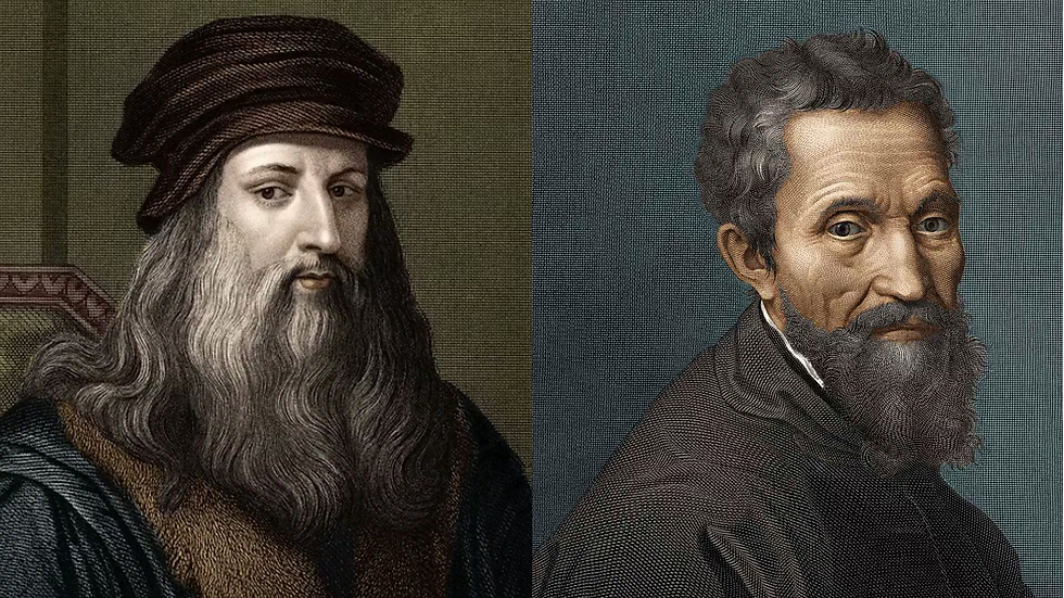 5. Leonardo y Miguel Ángel.