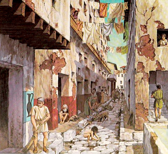1. Barrio romano.