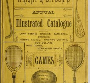 Cover to Wright & Ditson's 1884 Catalog