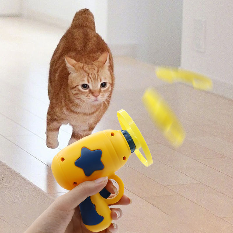 Brinquedo Interativo de Discos para Gatos