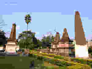 Graves at the cemetery
