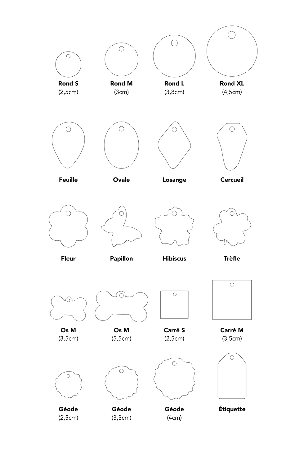 Miniature : Médaille Pétale de Rose