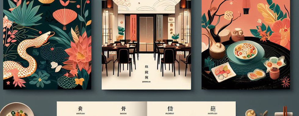 Diseño de carta restaurante japonés