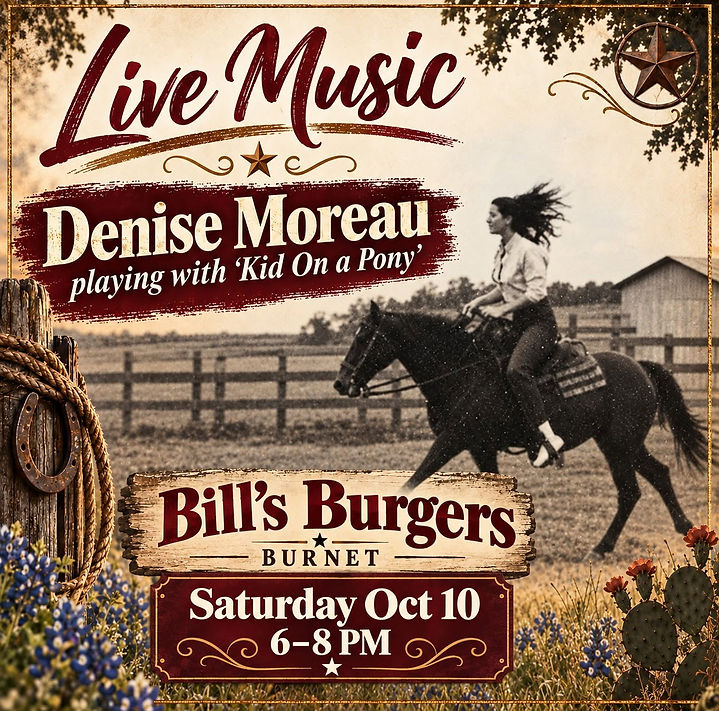 Denise Moreau with Kid On A Pony at Bills Burgers.jpg